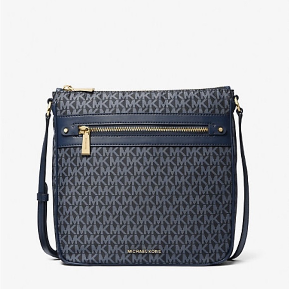 MICHAEL Kors Logo Jet Set Charm Large North South Crossbody, purse, bag - Picture 10 of 13